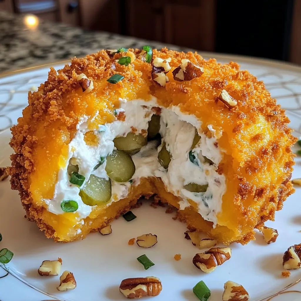 A piece of food with a nut on top.