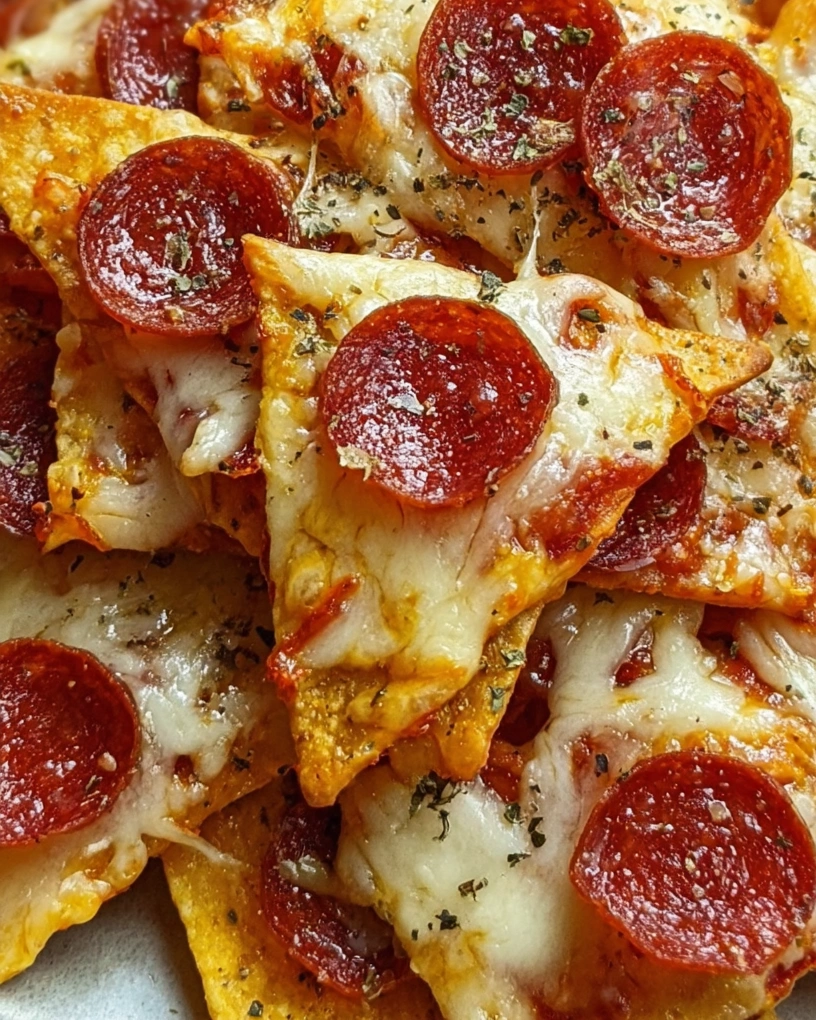 A pizza with pepperoni and cheese on top.
