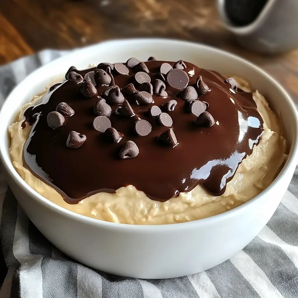 A bowl of chocolate ice cream with chocolate chips.