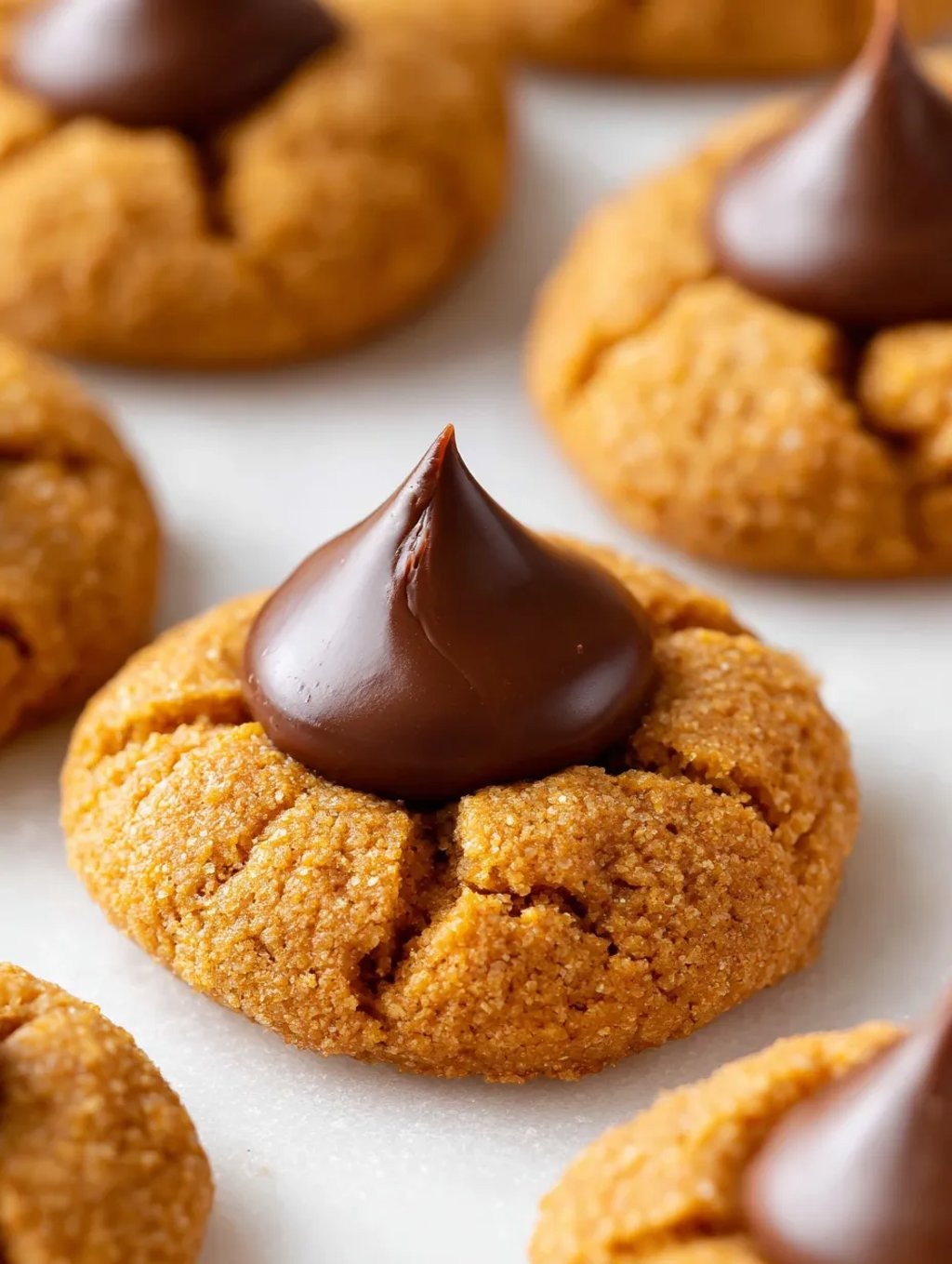 Chocolate drizzled on top of a cookie.