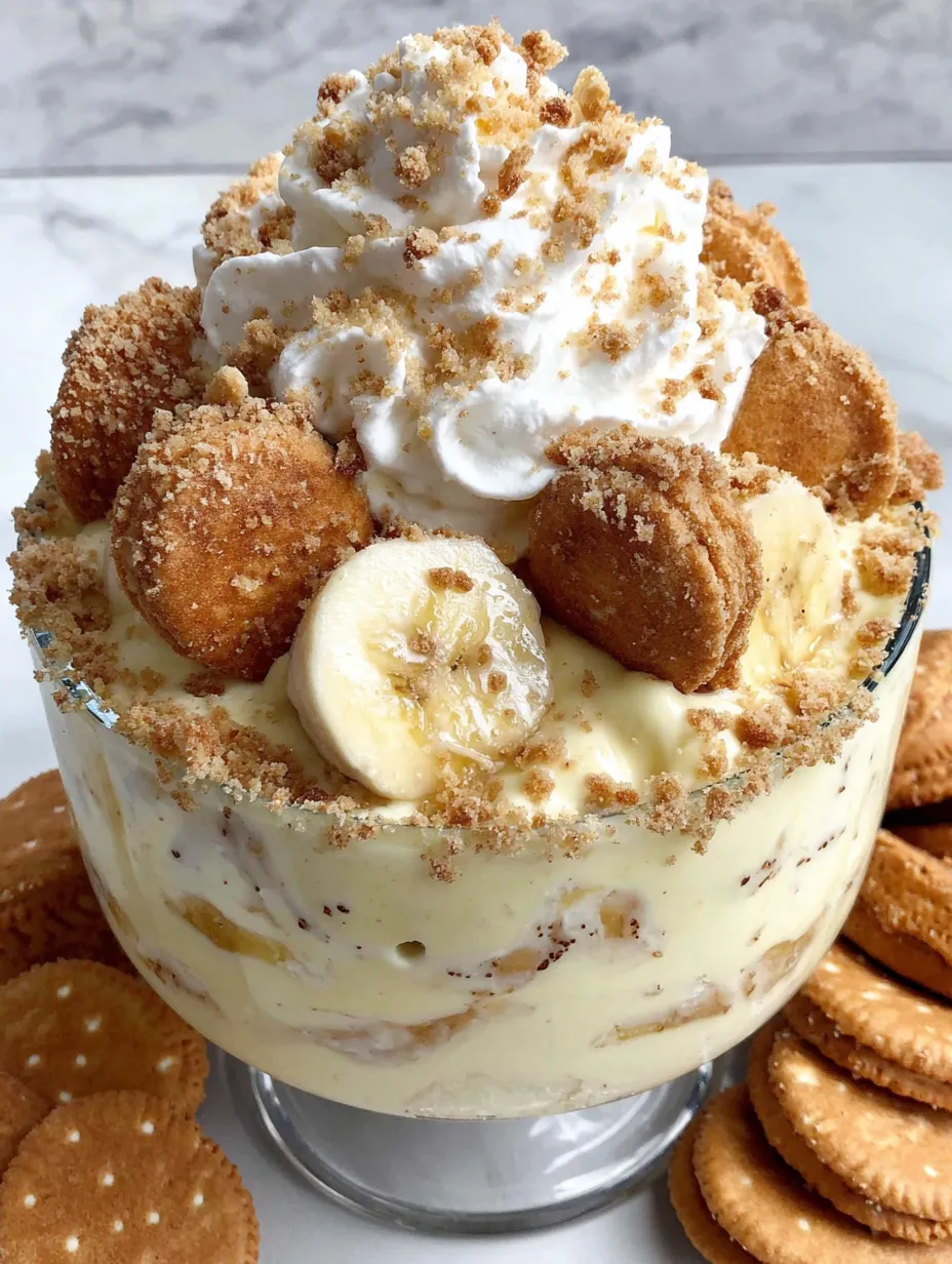 A Chick-fil-A Banana Pudding with cookies on top.