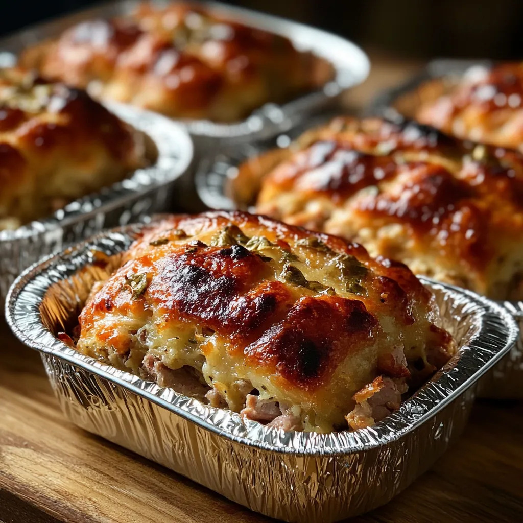 A tray of food with a lid on it.
