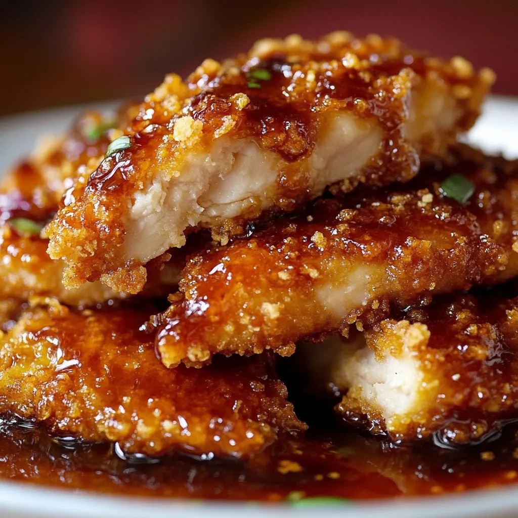 A plate of food with a brown sauce.