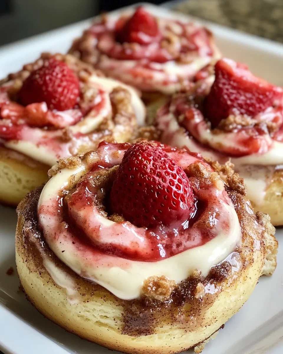 Strawberry Cheesecake Rolls.