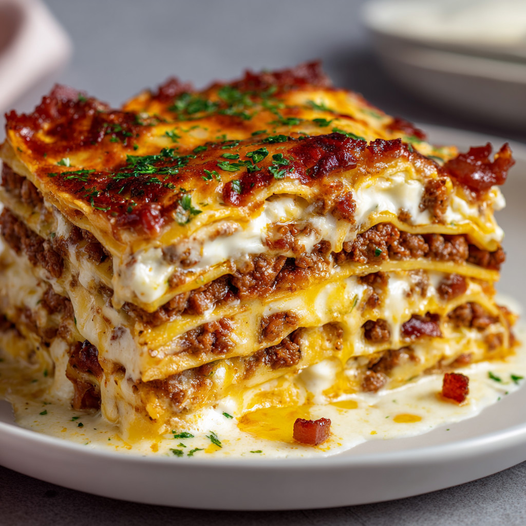 A plate of food with a white plate and a fork.