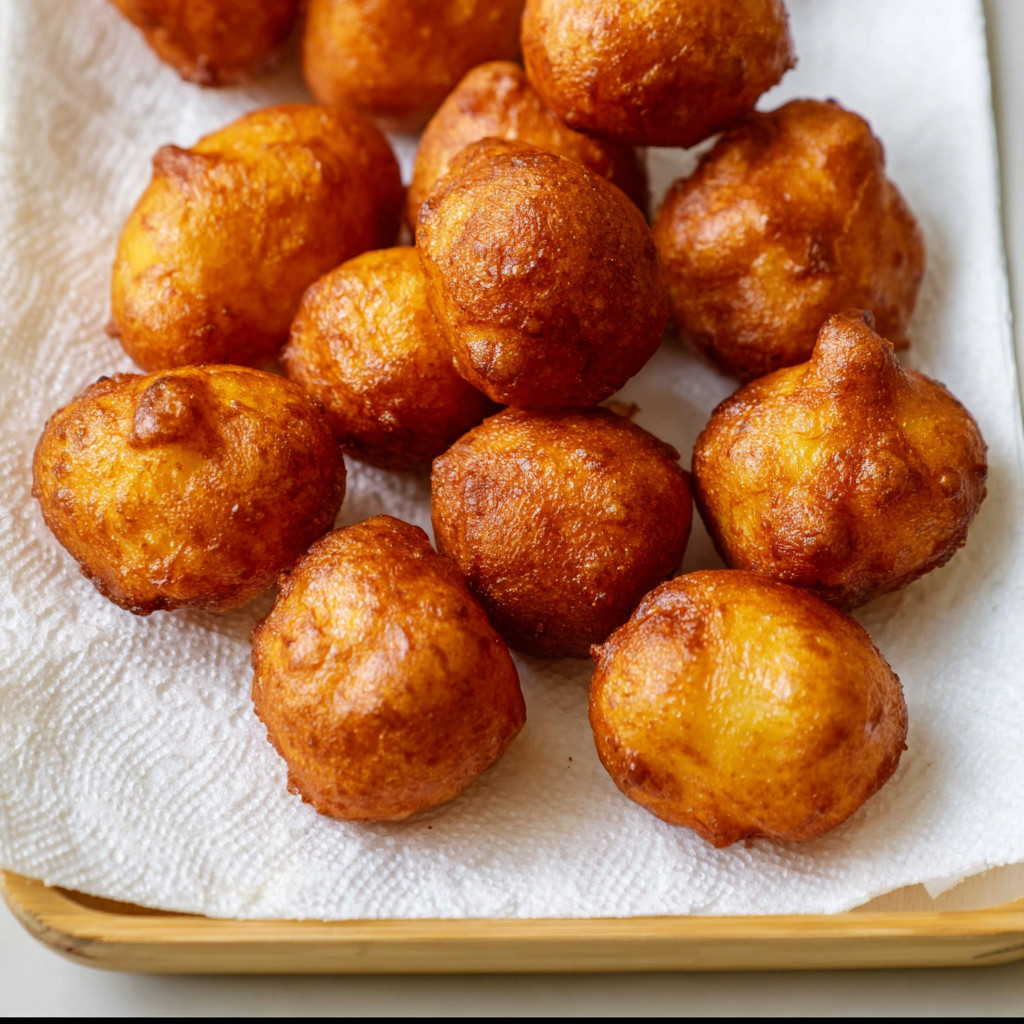 A plate of doughnuts on a napkin.