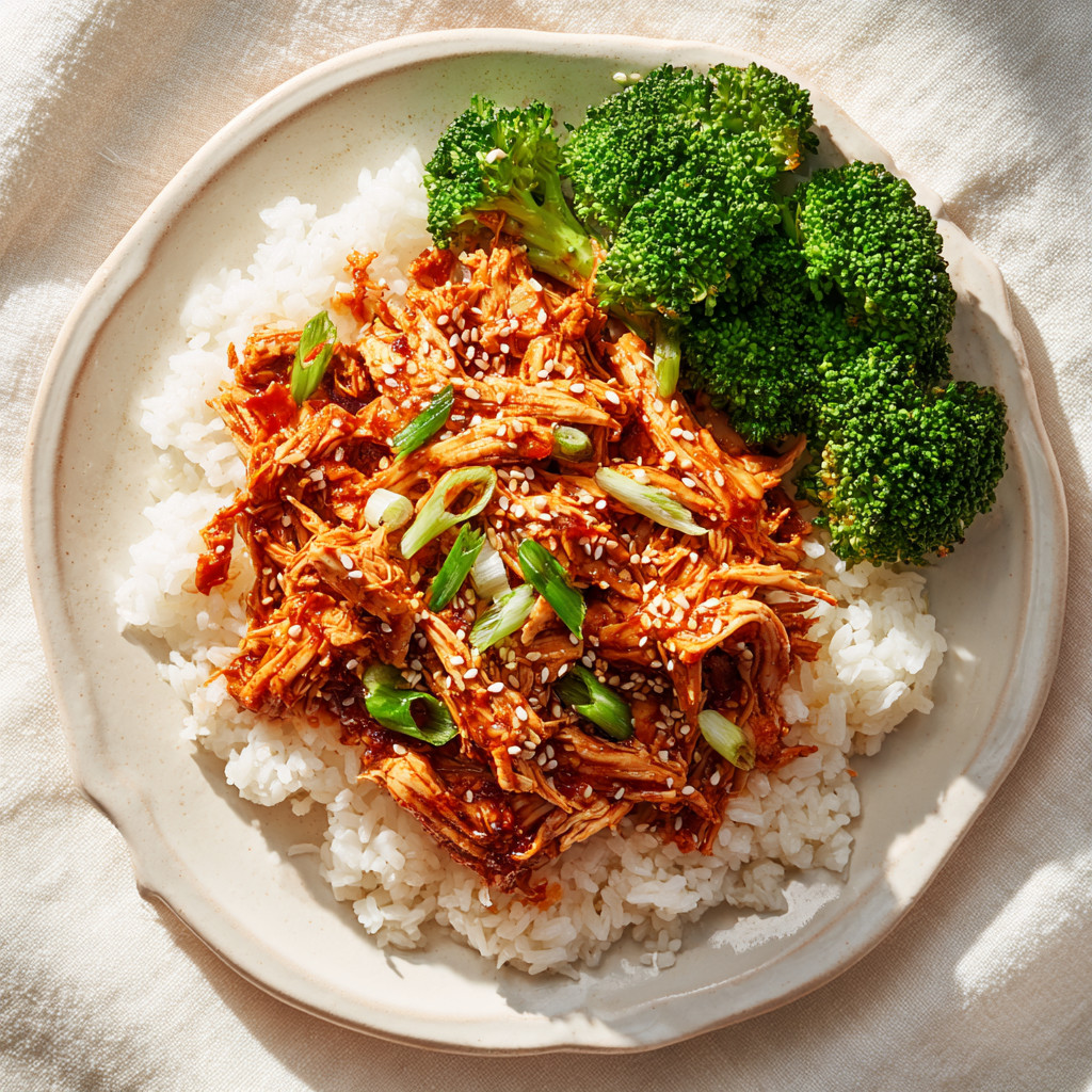 A plate of rice and broccoli.