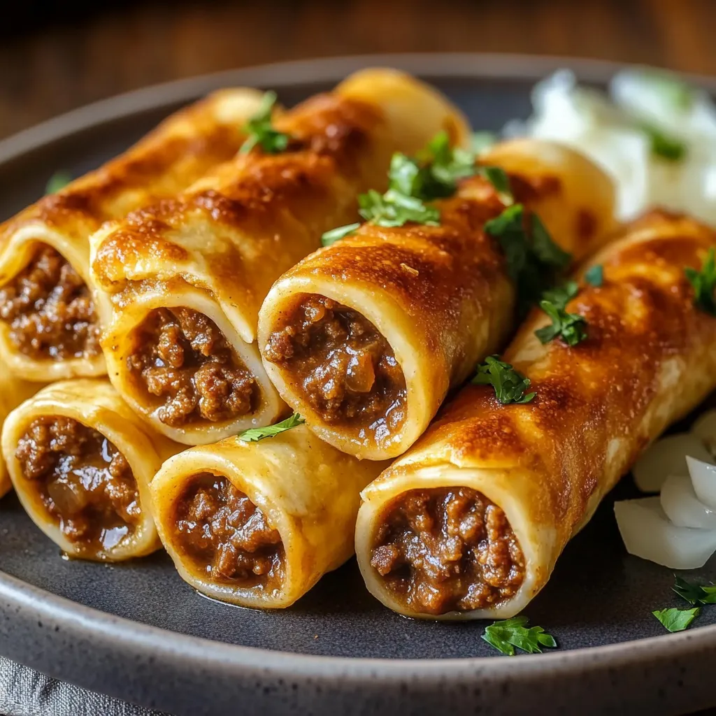 A plate of food with onions and meat.