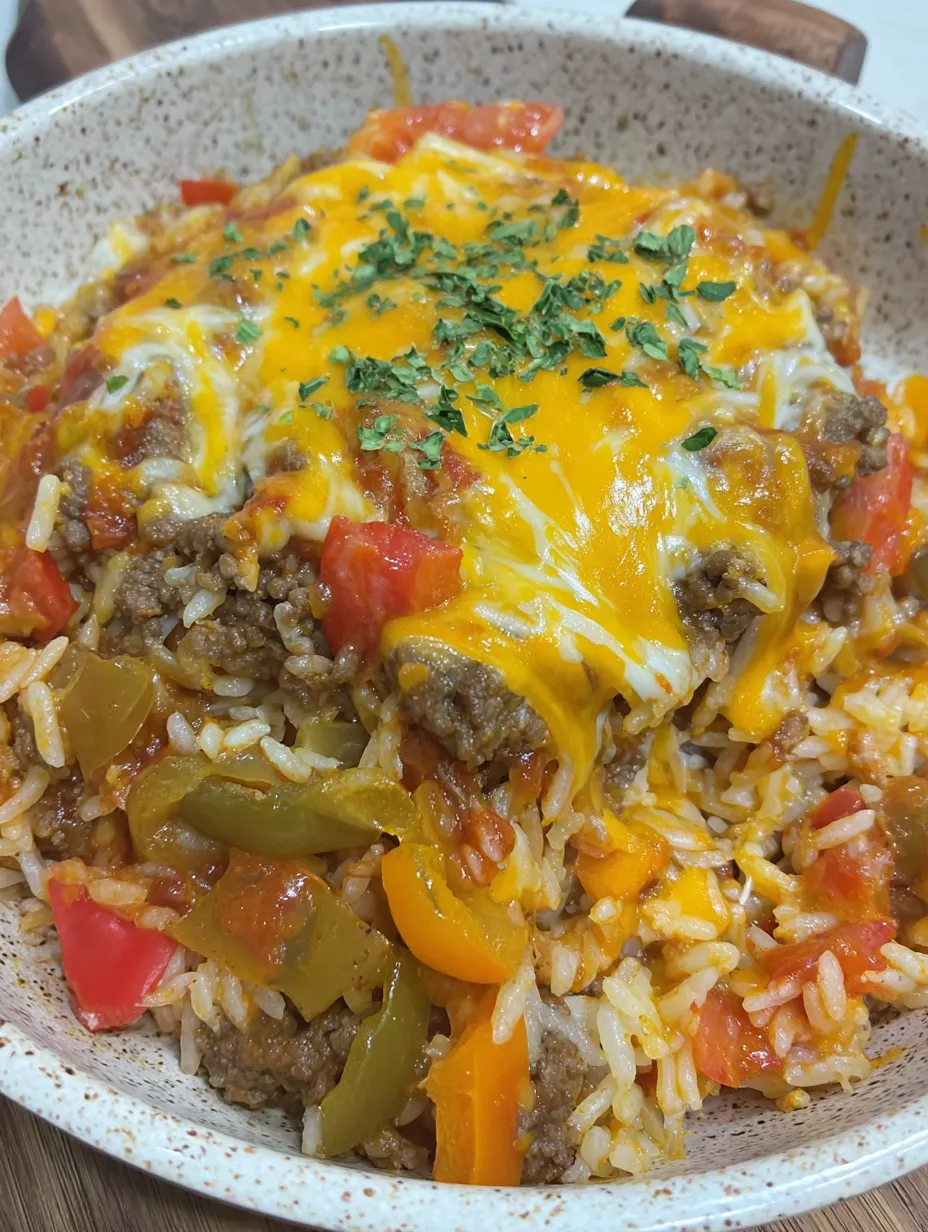 A plate of food with a pepper on top.