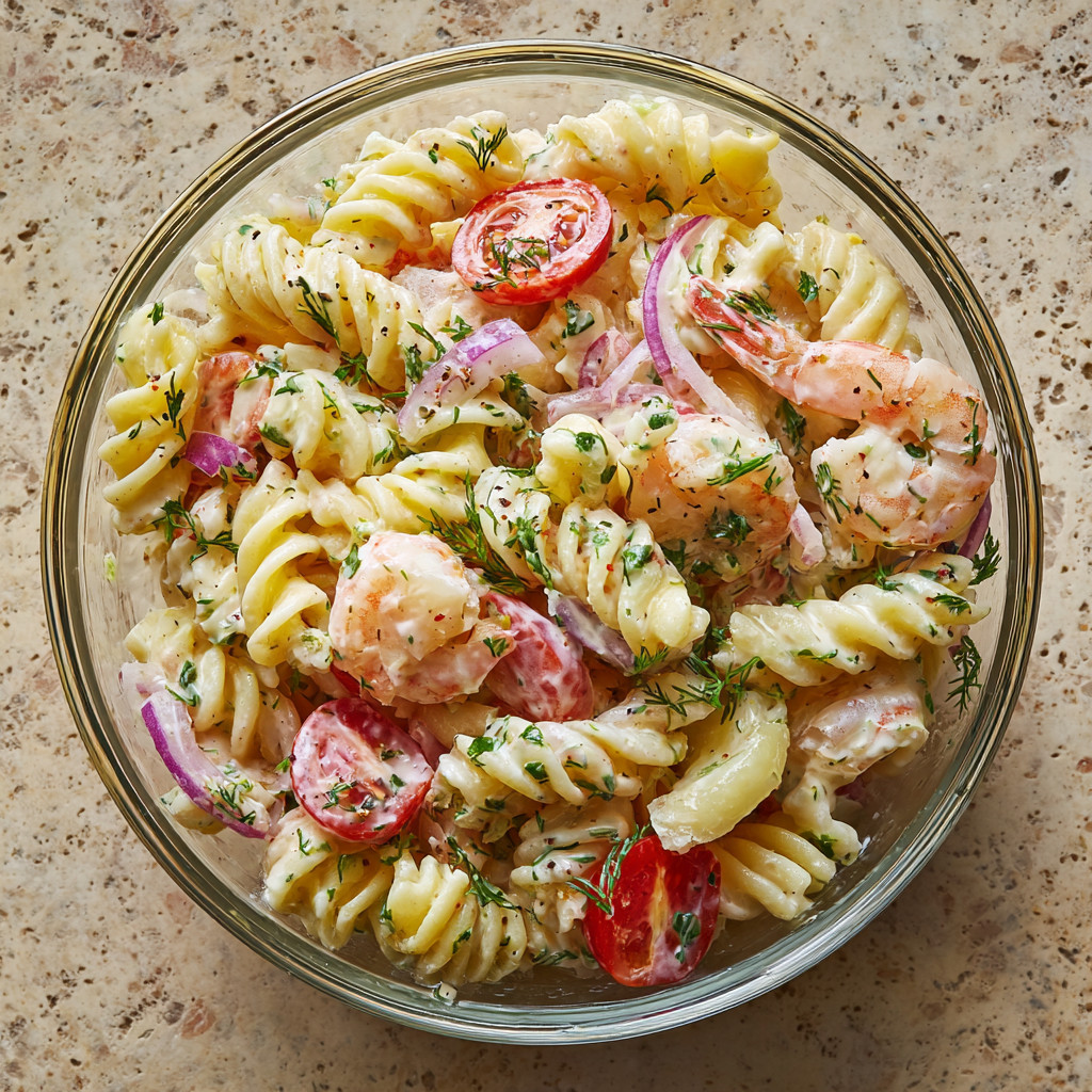 A bowl of pasta with tomatoes and onions.