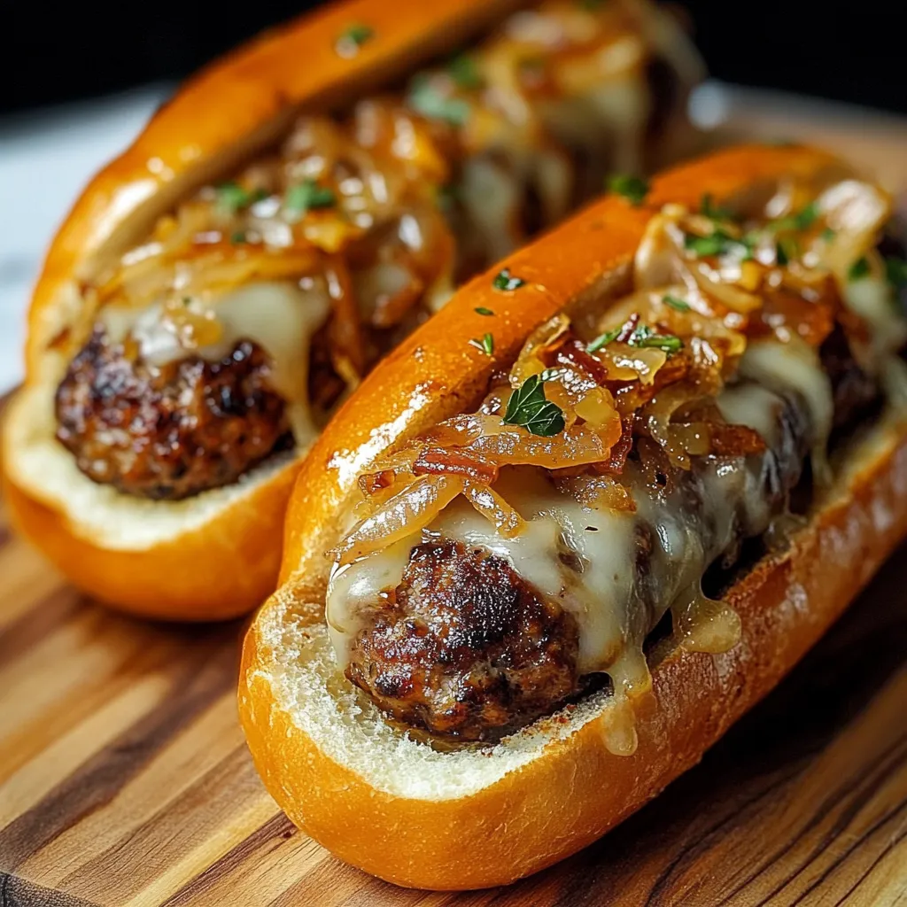 Two hot dogs with onions and cheese.