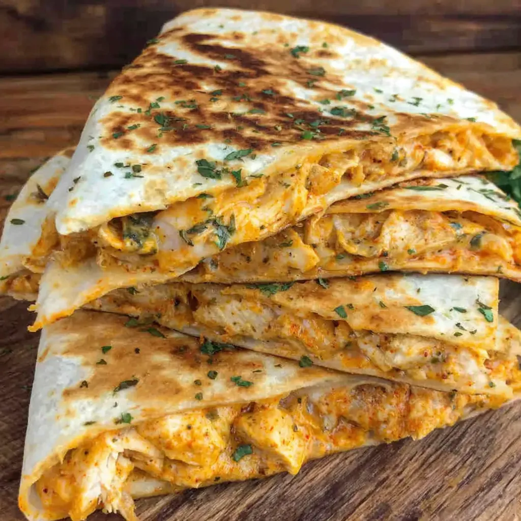 Chipotle Ranch Chicken Quesadillas.