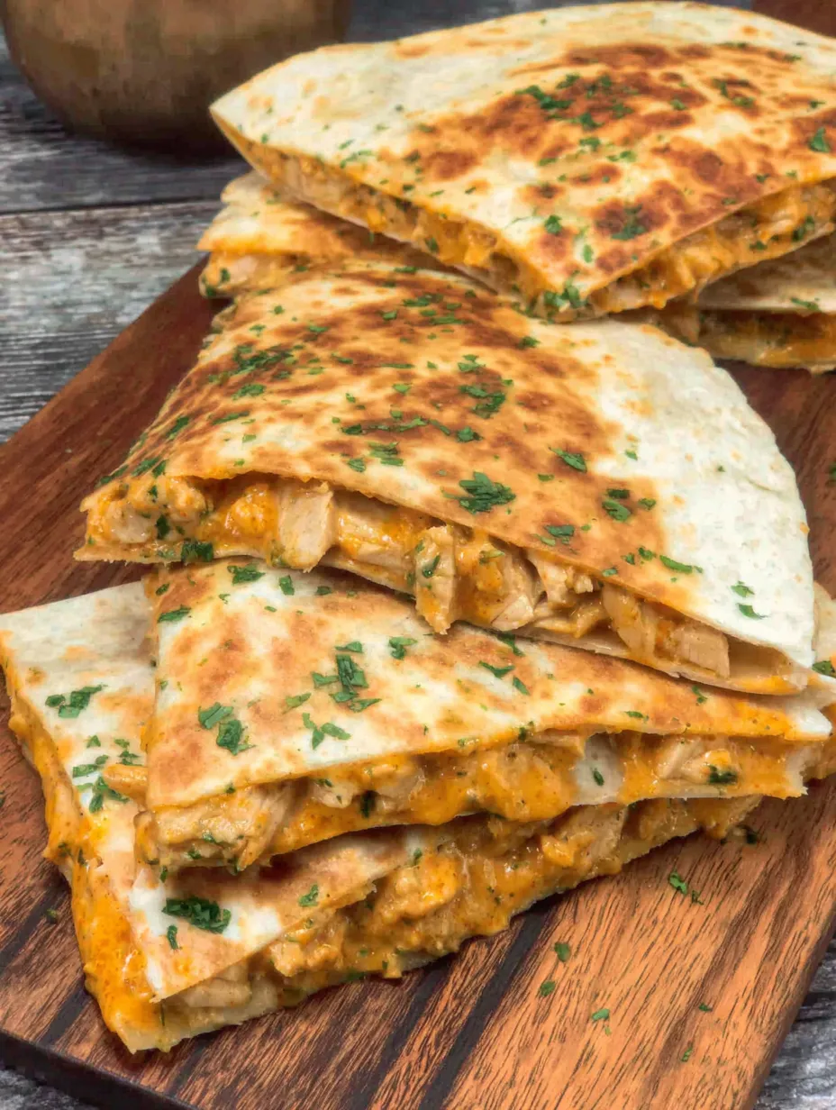 Chipotle Ranch Chicken Quesadillas.