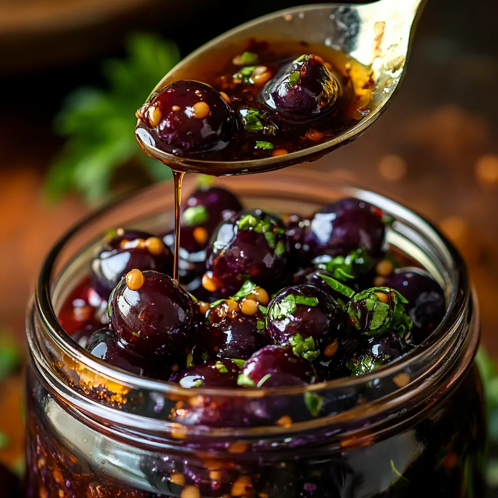 A spoon is in a jar of food.
