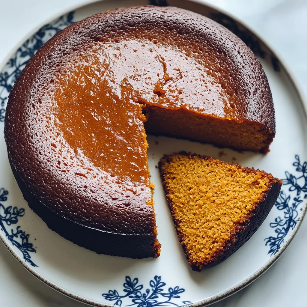 A slice of cake on a plate.