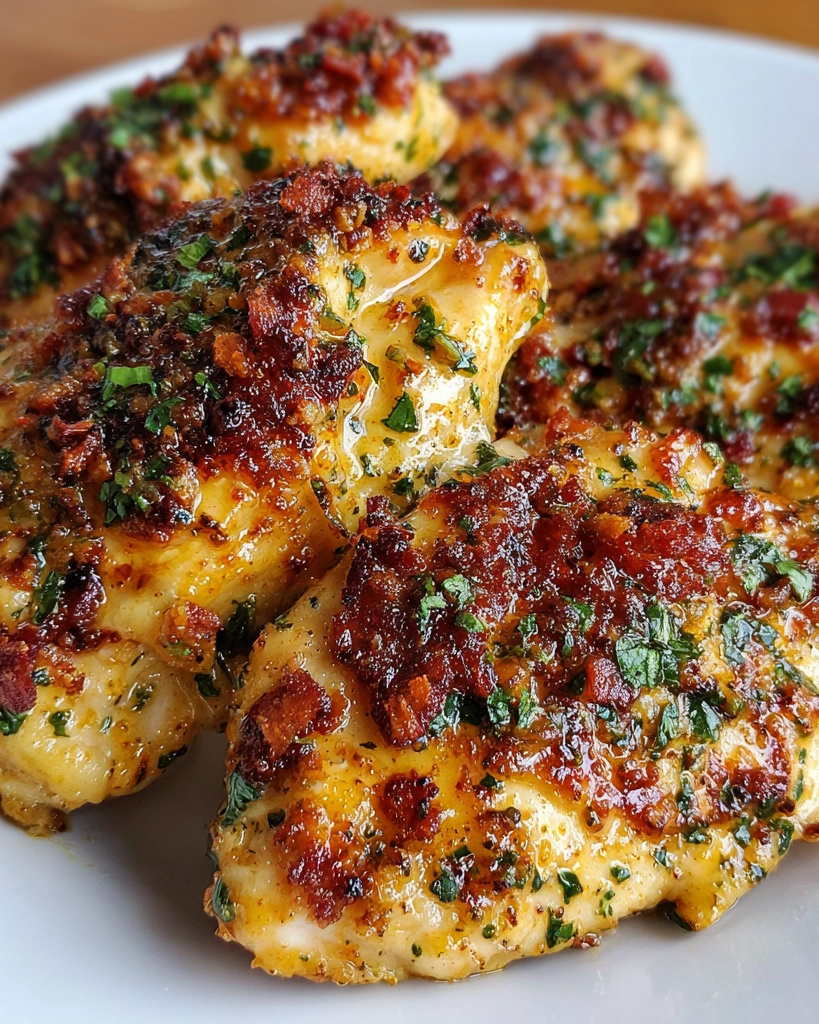 Smoky Ranch Garlic Smash Chicken.