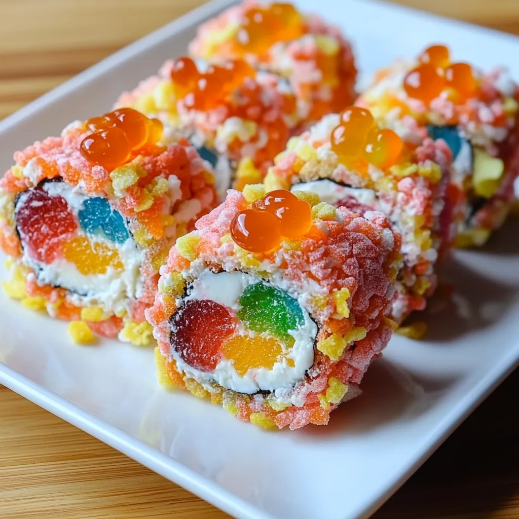 Fruity Pebbles Sushi recipe