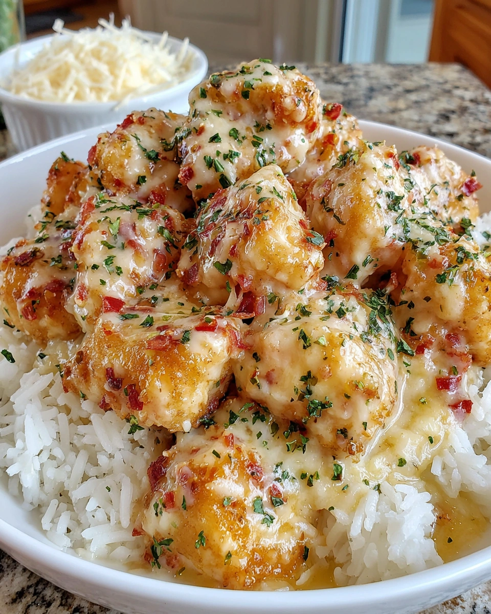 A plate of Cottage Cheese Parmesan Firecracker Chicken.