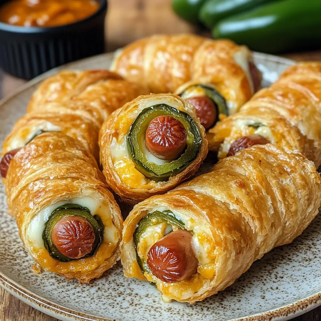 Easy Game Day Cheesy Chili Dog Jalapeño Poppers