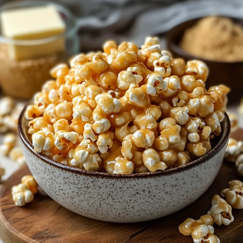 Easy Marshmallow Caramel Corn