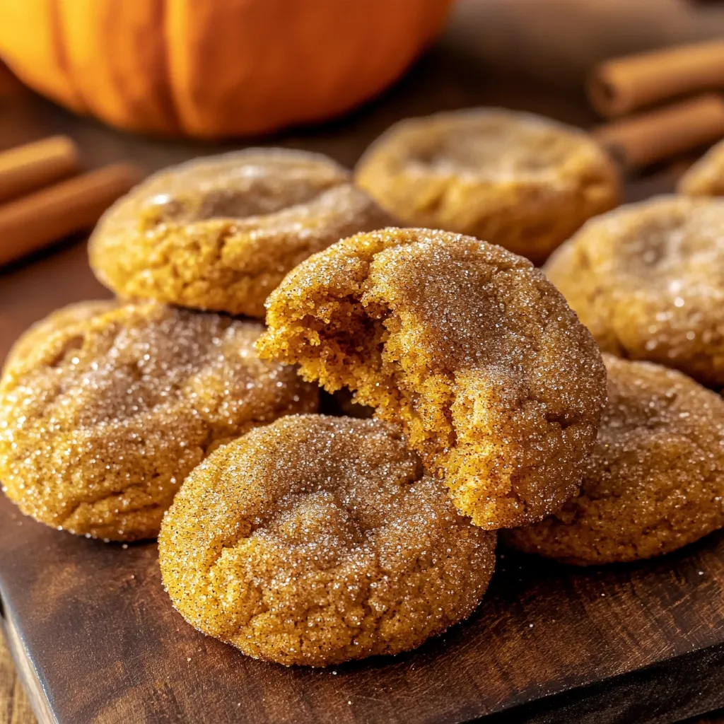 Chewy Pumpkin Snickerdoodles