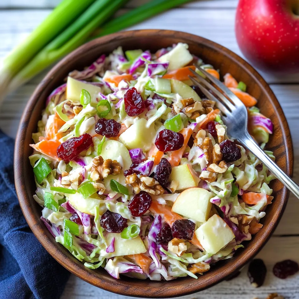 Apple Cranberry Coleslaw