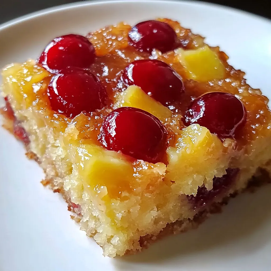 Gooey Amish Cherry Pineapple Dump Cake
