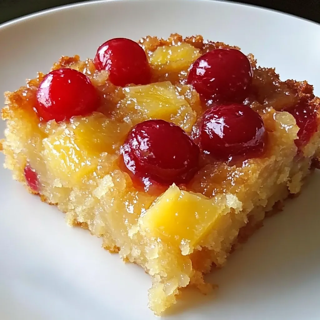 Cherry Pineapple Dump Cake