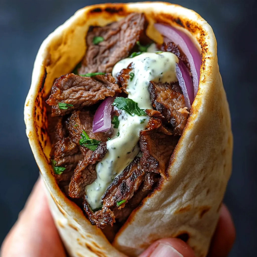 Beef Shawarma with Grilled Flavor