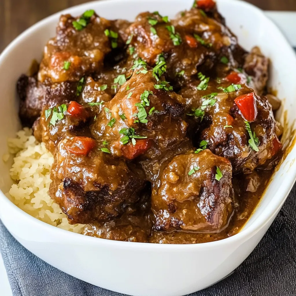 Smothered Oxtails