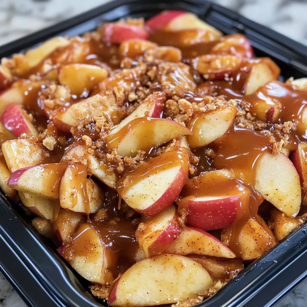 Caramel Apple Pie Nachos