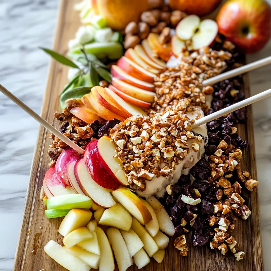 CARAMEL APPLE CHARCUTERIE BOARD Recipe