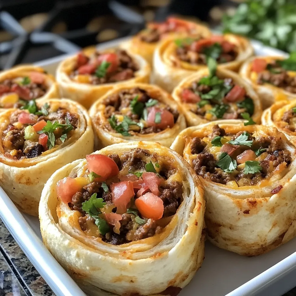 Taco Pinwheel Bites