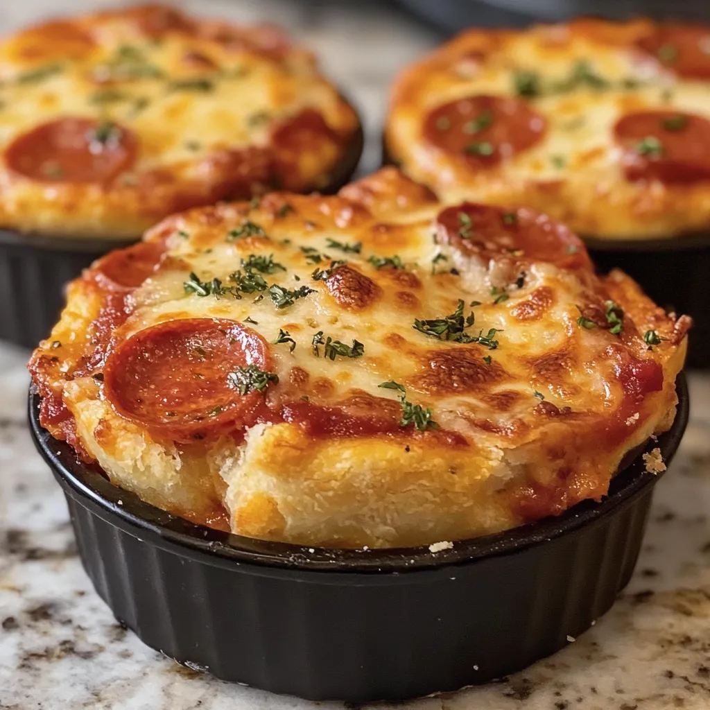 Pizza pot pies