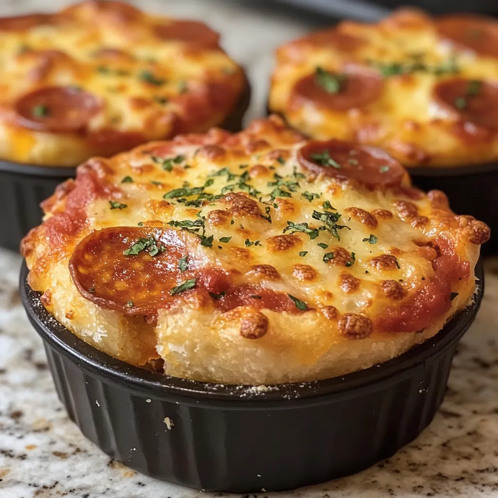 Pizza pot pies