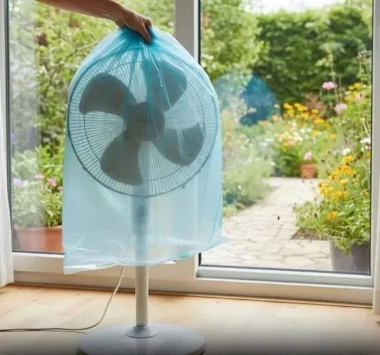 Original post image accompanying A Plastic Bag Over a Fan: What the Photo Does Not Prove