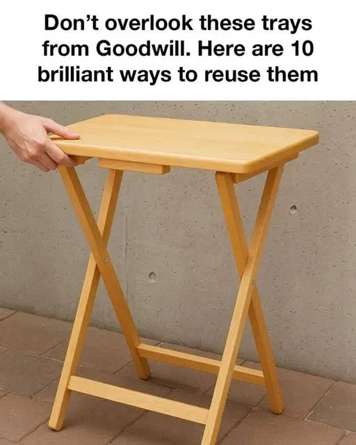 Original post image accompanying The Folding TV Tray Table: Practical Ways to Reuse It