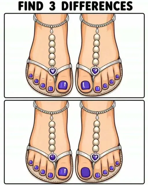 Original post image accompanying The Pearl Sandal Spot-the-Difference Challenge