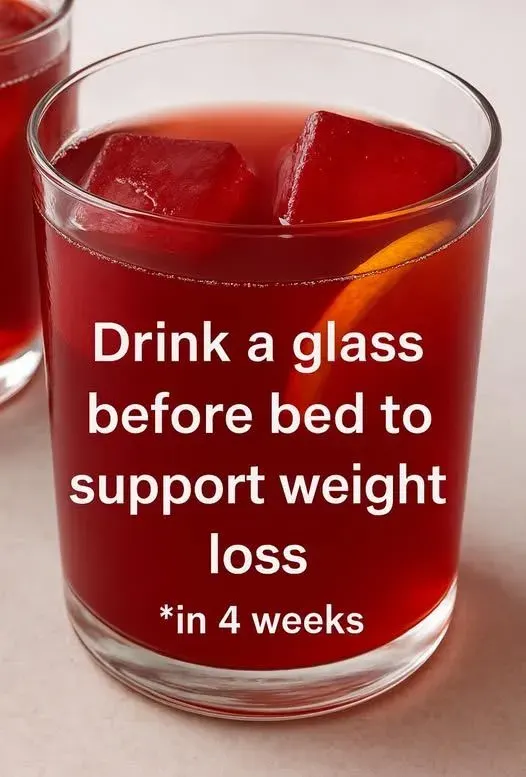 Original post image accompanying The Red Bedtime Drink and Its Weight-Loss Claim