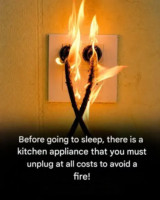 Original post image accompanying Appliances, Unplugging and the Viral Bedtime Fire Warning