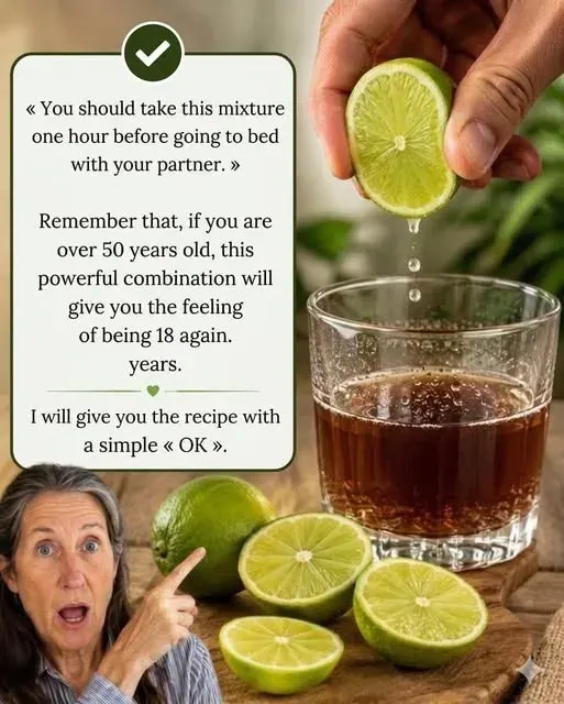 Original post image accompanying Lime in a Dark Drink: Checking the Viral Sexual-Health Claim