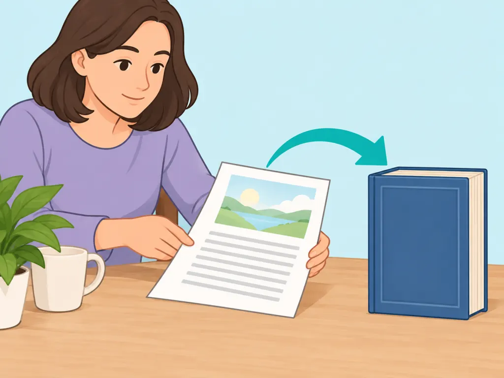 A reader treating a story page as fiction before analyzing it.