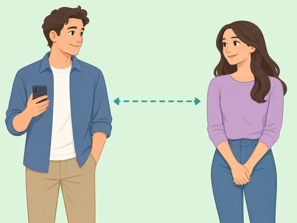 Partners respecting privacy, space, and boundaries.