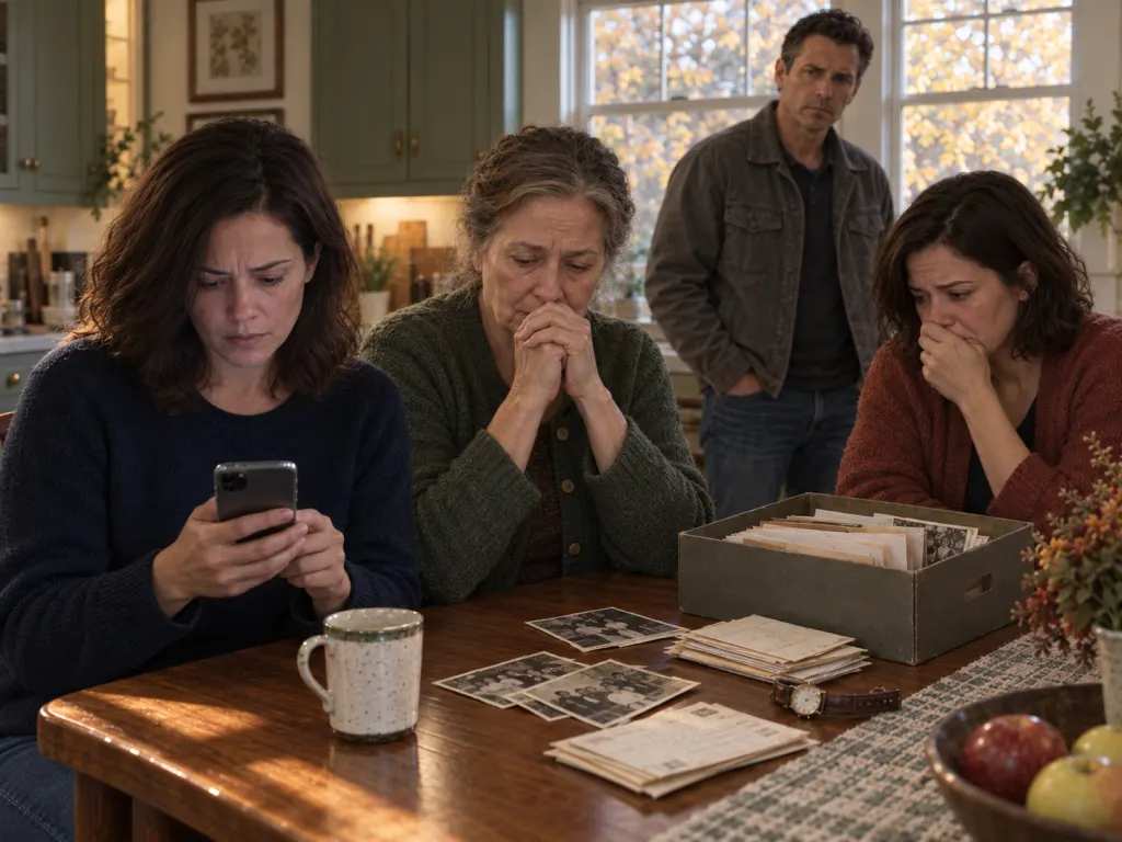 The family prepares to send an honest reply together.