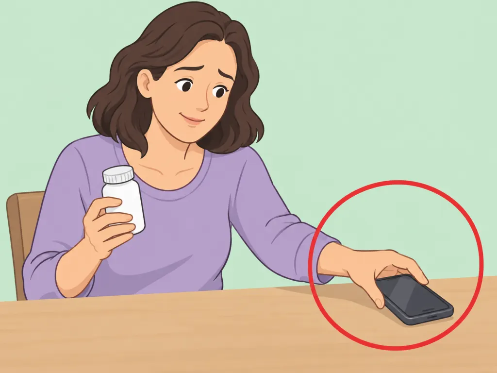 Person calling a doctor before changing metoprolol use.