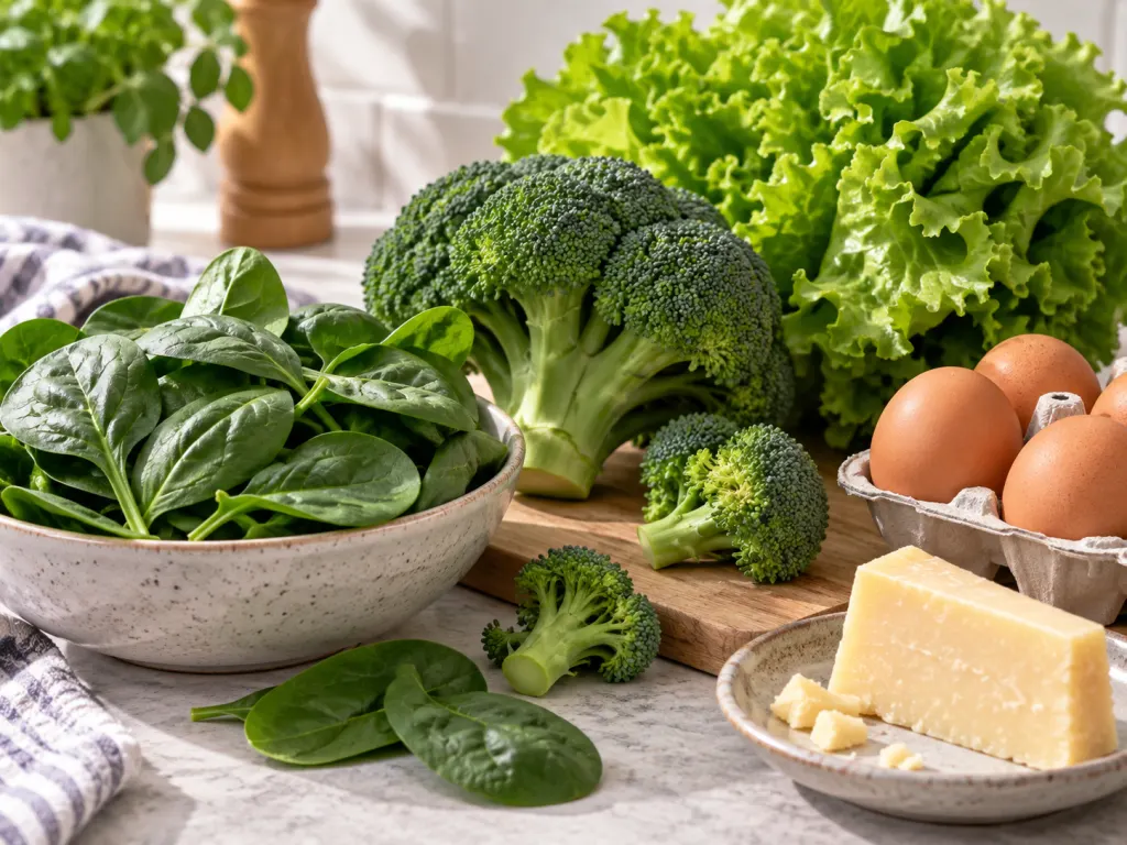 Common foods that may contribute vitamin K in everyday meals